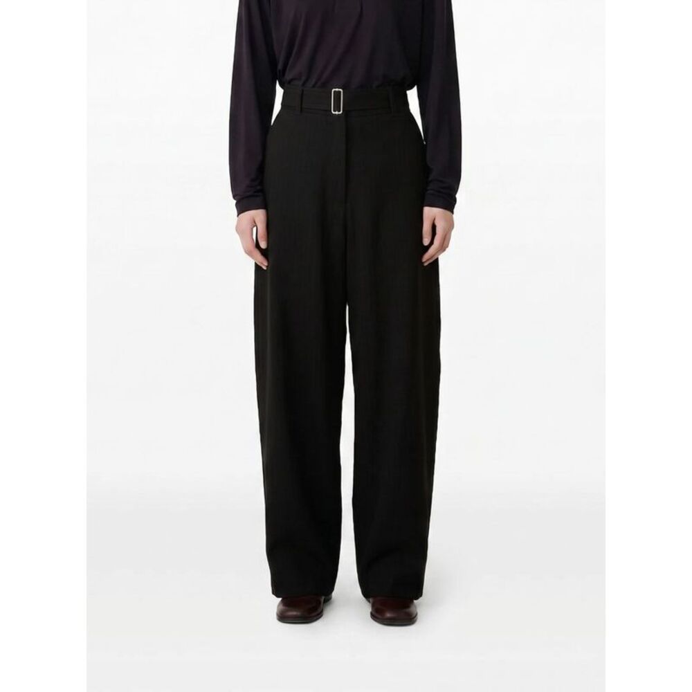 Studio Nicholson Women Studio Nicholson Wide Leg Cotton Trousers